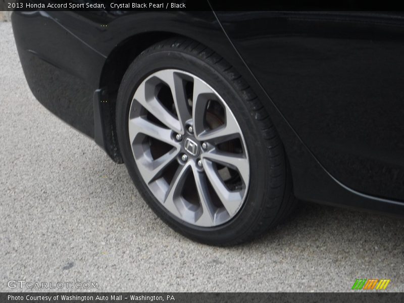 Crystal Black Pearl / Black 2013 Honda Accord Sport Sedan