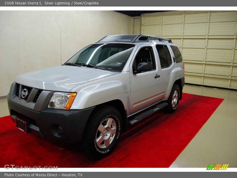 Silver Lightning / Steel/Graphite 2008 Nissan Xterra S