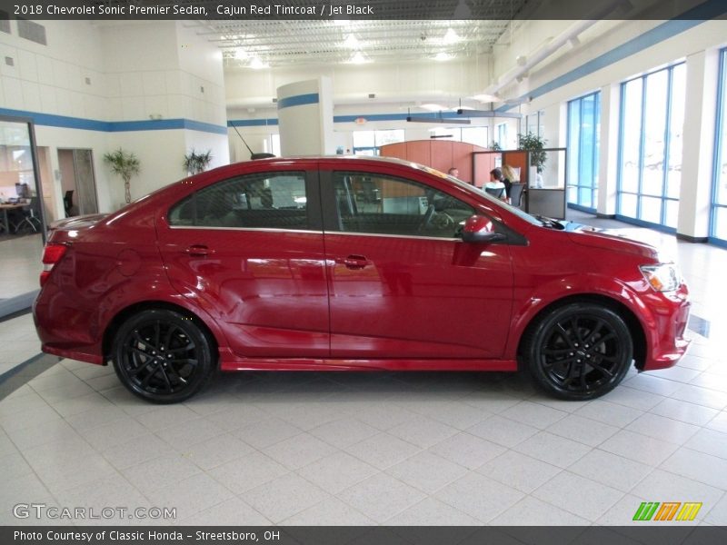  2018 Sonic Premier Sedan Cajun Red Tintcoat