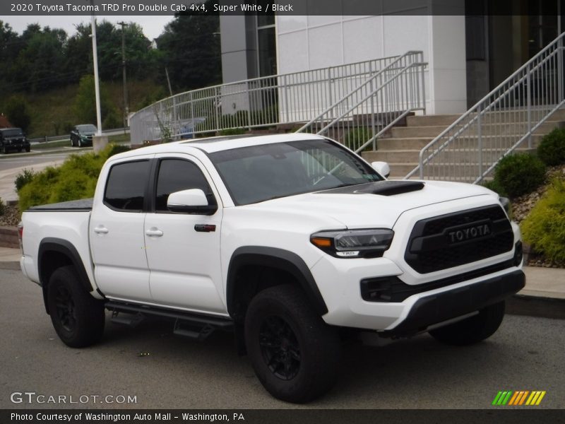 Super White / Black 2020 Toyota Tacoma TRD Pro Double Cab 4x4