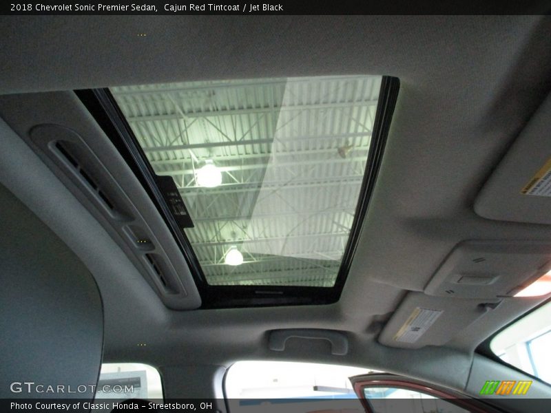 Sunroof of 2018 Sonic Premier Sedan