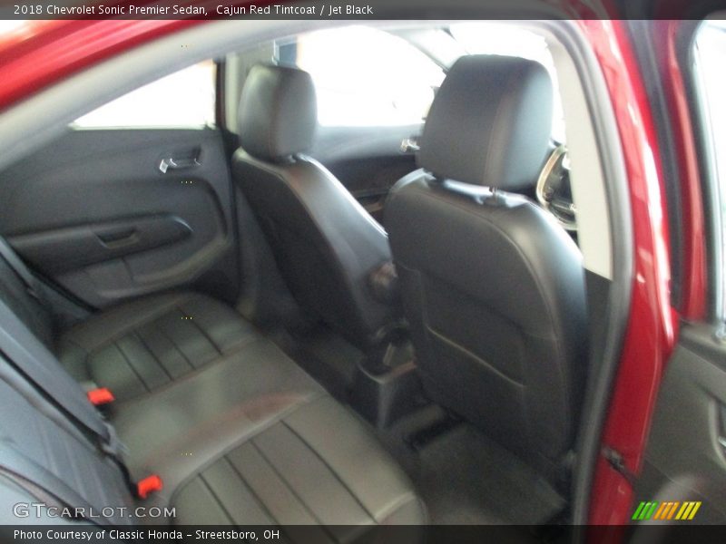Cajun Red Tintcoat / Jet Black 2018 Chevrolet Sonic Premier Sedan