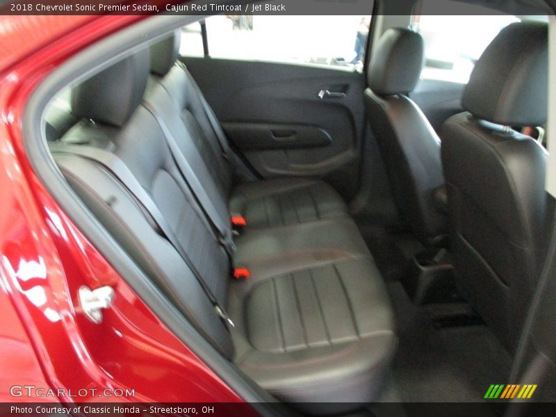 Cajun Red Tintcoat / Jet Black 2018 Chevrolet Sonic Premier Sedan