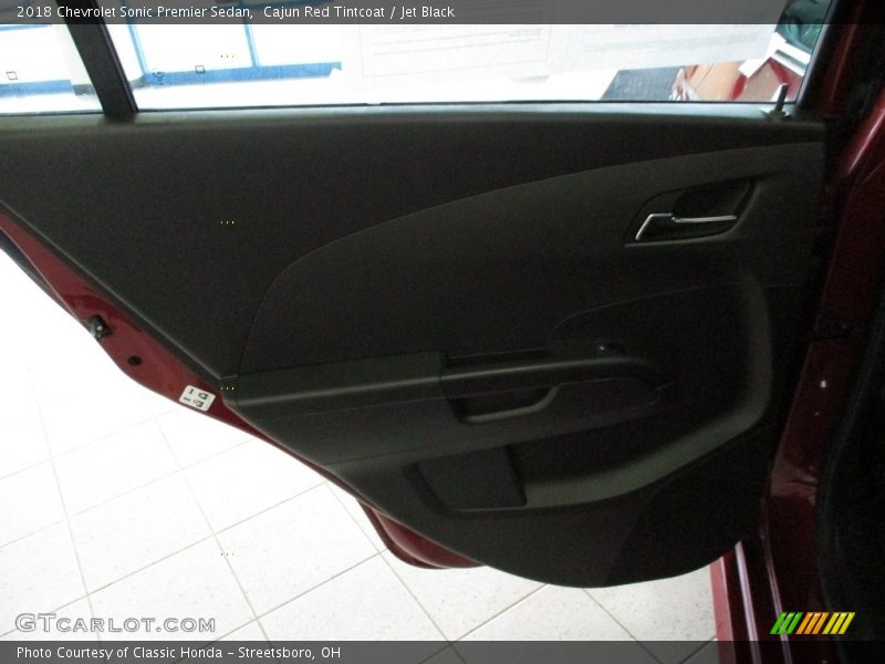 Cajun Red Tintcoat / Jet Black 2018 Chevrolet Sonic Premier Sedan