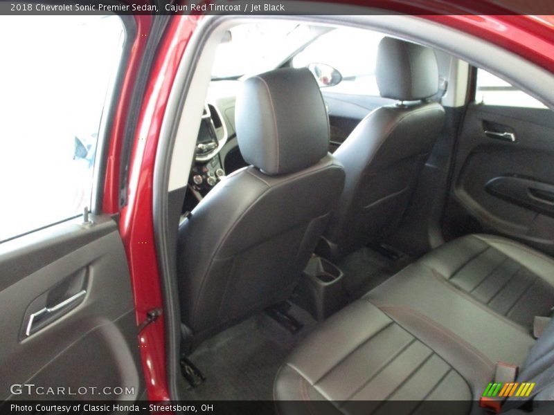 Cajun Red Tintcoat / Jet Black 2018 Chevrolet Sonic Premier Sedan