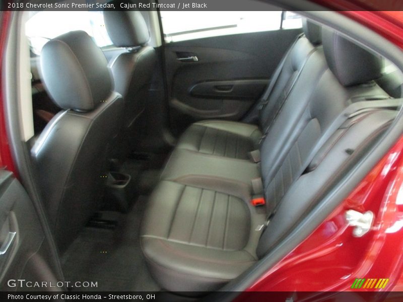 Cajun Red Tintcoat / Jet Black 2018 Chevrolet Sonic Premier Sedan