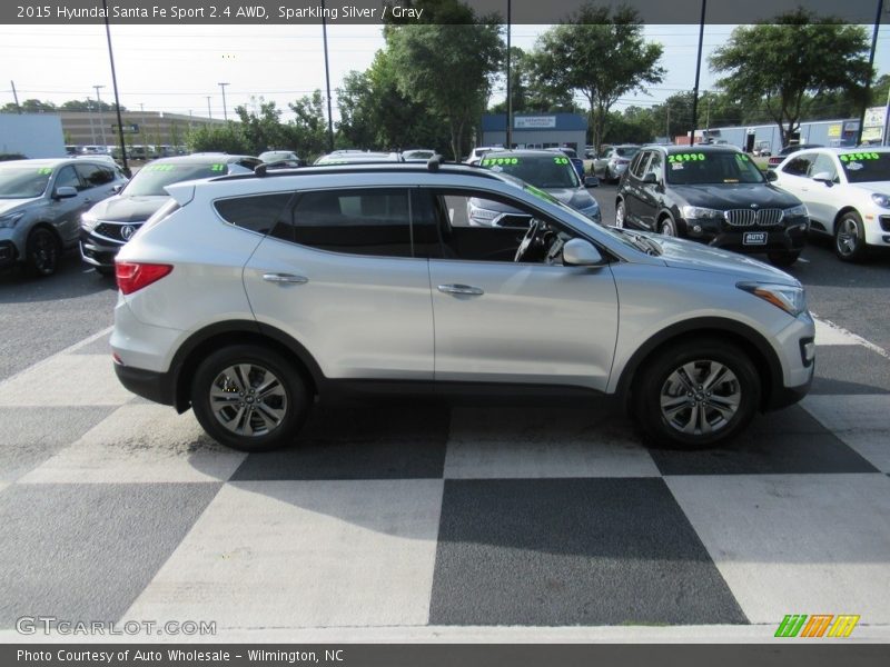 Sparkling Silver / Gray 2015 Hyundai Santa Fe Sport 2.4 AWD