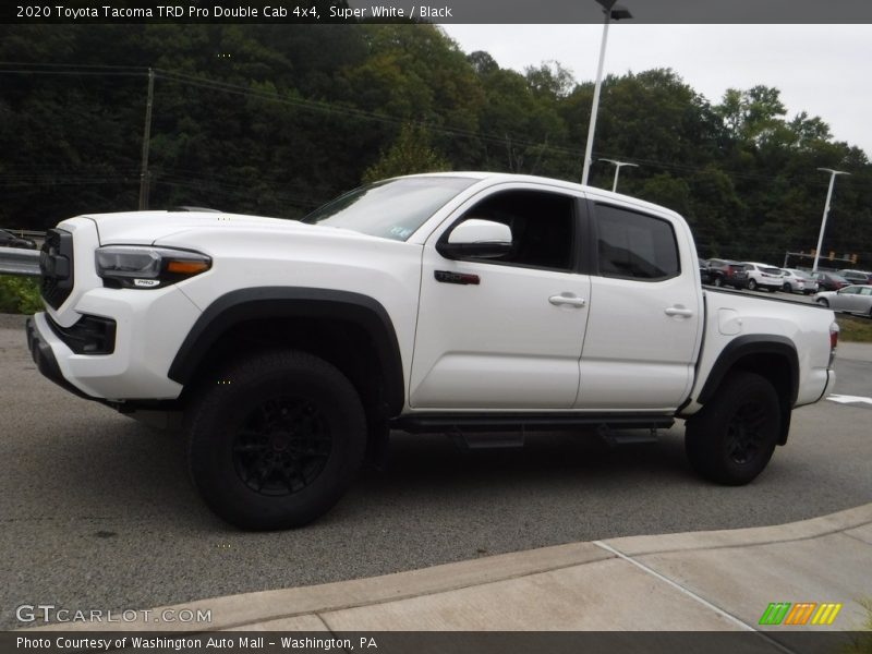 Super White / Black 2020 Toyota Tacoma TRD Pro Double Cab 4x4