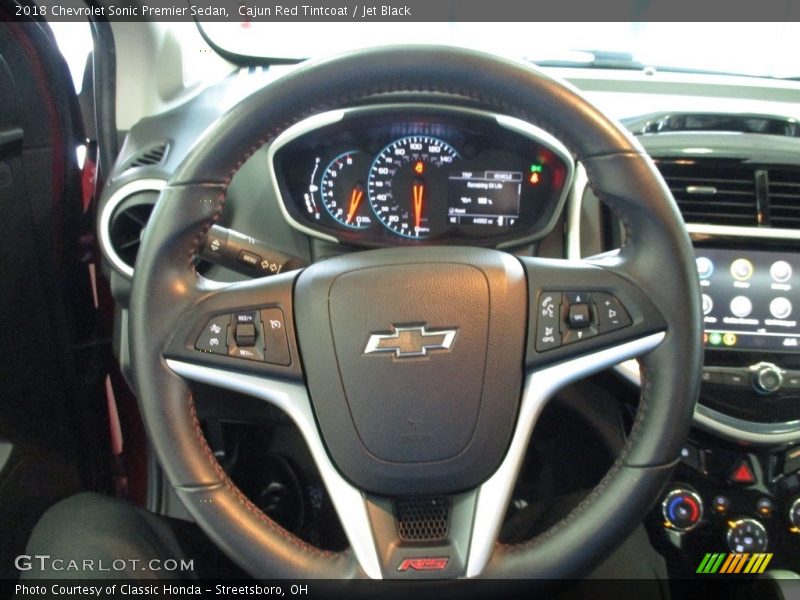  2018 Sonic Premier Sedan Steering Wheel