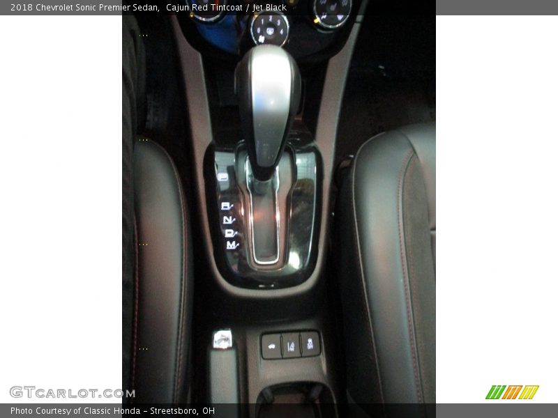  2018 Sonic Premier Sedan 6 Speed Automatic Shifter