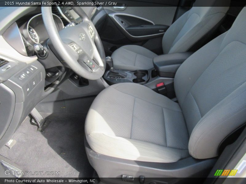 Sparkling Silver / Gray 2015 Hyundai Santa Fe Sport 2.4 AWD