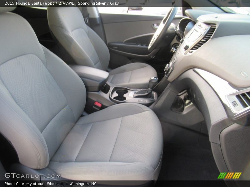 Sparkling Silver / Gray 2015 Hyundai Santa Fe Sport 2.4 AWD