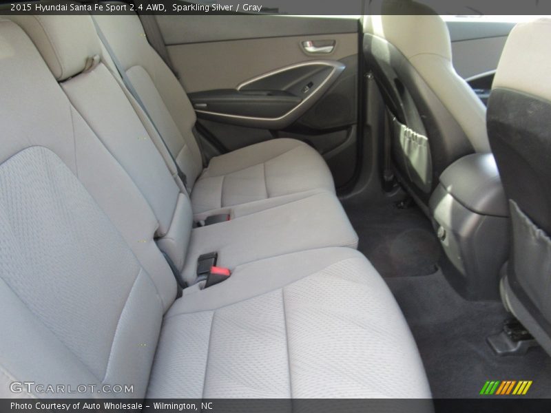 Sparkling Silver / Gray 2015 Hyundai Santa Fe Sport 2.4 AWD