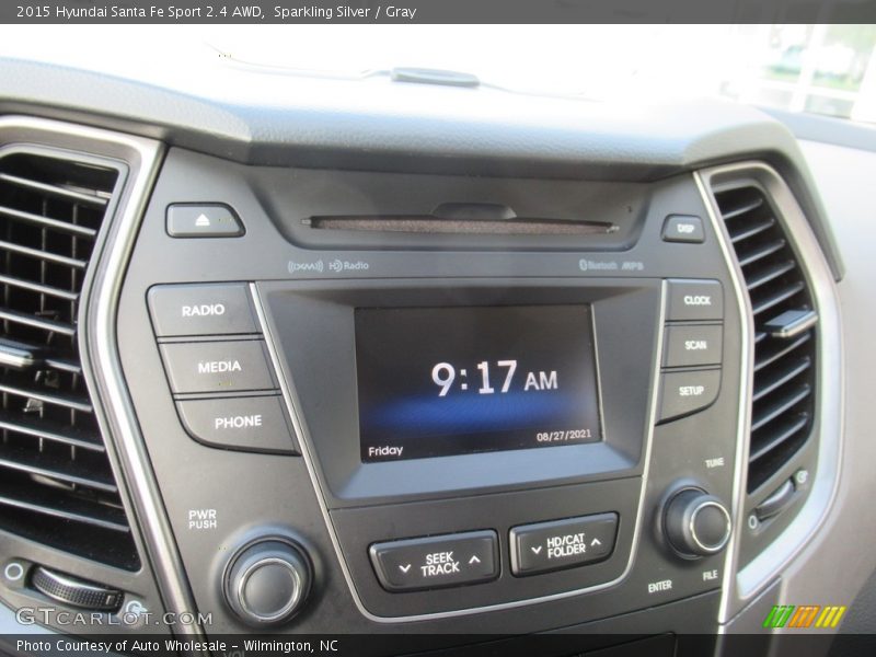Sparkling Silver / Gray 2015 Hyundai Santa Fe Sport 2.4 AWD