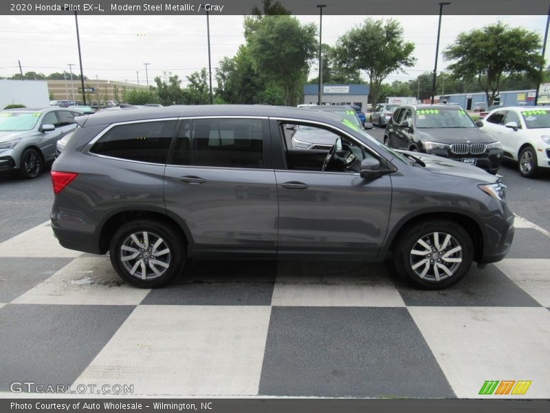 Modern Steel Metallic / Gray 2020 Honda Pilot EX-L