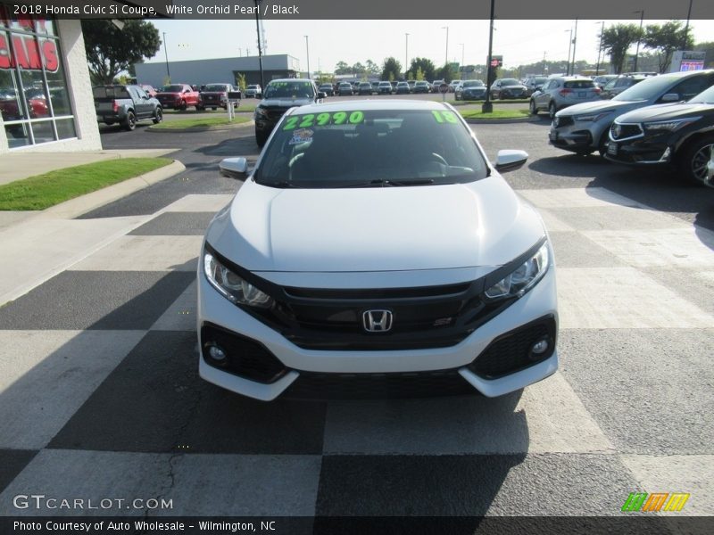 White Orchid Pearl / Black 2018 Honda Civic Si Coupe