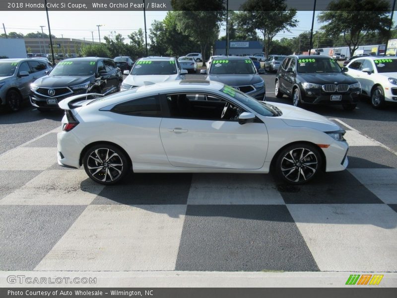 White Orchid Pearl / Black 2018 Honda Civic Si Coupe