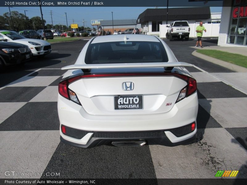 White Orchid Pearl / Black 2018 Honda Civic Si Coupe