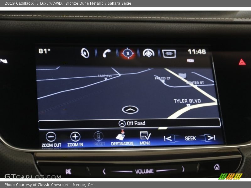 Navigation of 2019 XT5 Luxury AWD