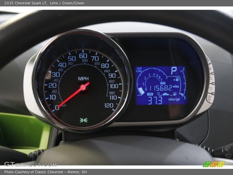 Lime / Green/Green 2015 Chevrolet Spark LT