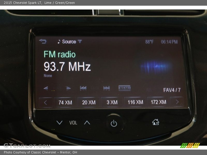 Lime / Green/Green 2015 Chevrolet Spark LT