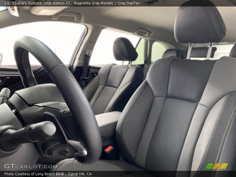 Front Seat of 2020 Outback Onyx Edition XT