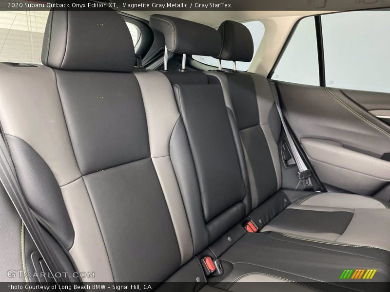 Rear Seat of 2020 Outback Onyx Edition XT
