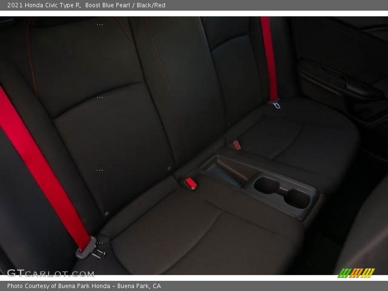 Boost Blue Pearl / Black/Red 2021 Honda Civic Type R