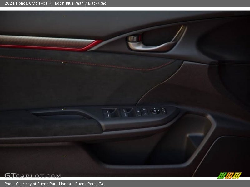 Boost Blue Pearl / Black/Red 2021 Honda Civic Type R