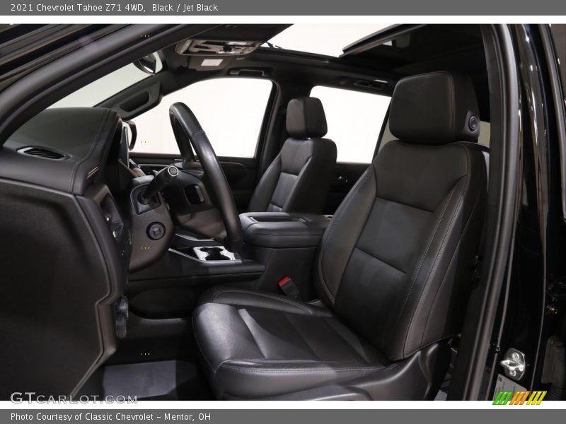 Front Seat of 2021 Tahoe Z71 4WD