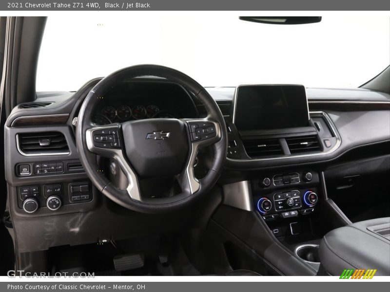 Dashboard of 2021 Tahoe Z71 4WD