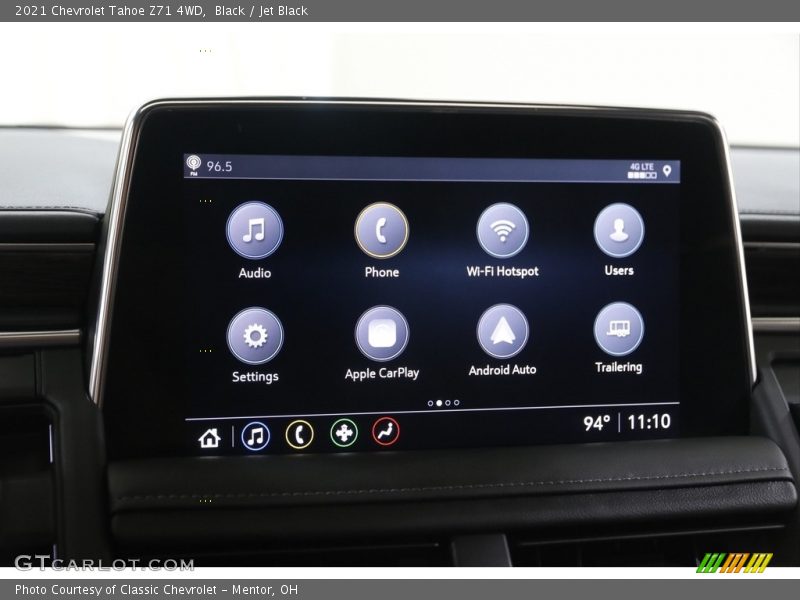 Black / Jet Black 2021 Chevrolet Tahoe Z71 4WD