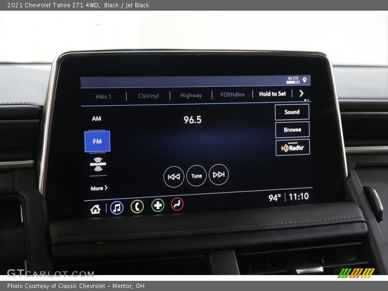 Black / Jet Black 2021 Chevrolet Tahoe Z71 4WD