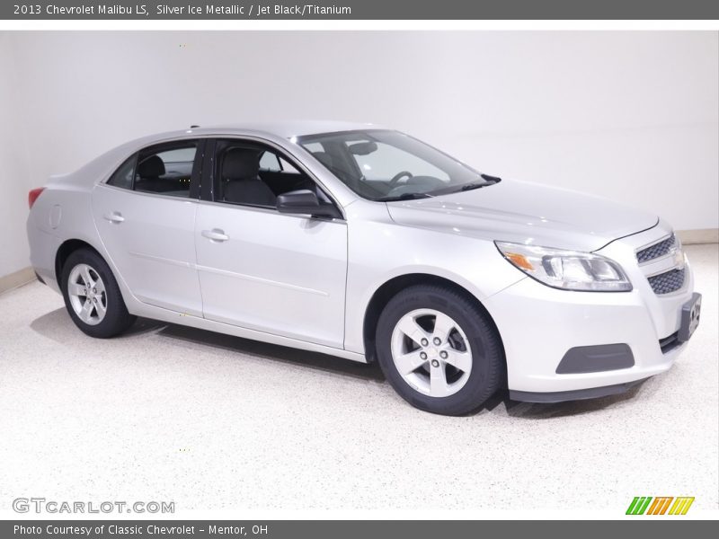 Silver Ice Metallic / Jet Black/Titanium 2013 Chevrolet Malibu LS