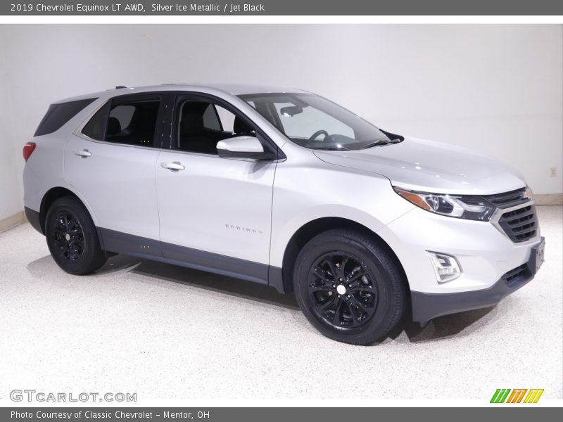 Silver Ice Metallic / Jet Black 2019 Chevrolet Equinox LT AWD