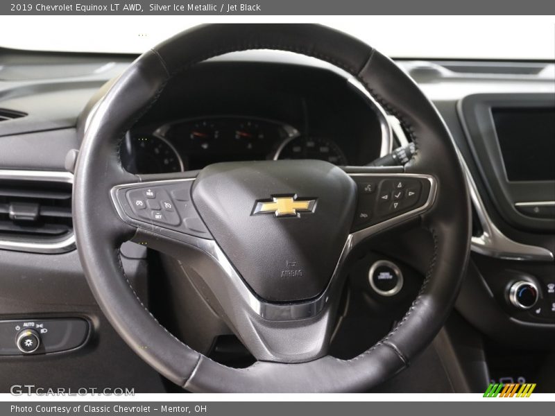 Silver Ice Metallic / Jet Black 2019 Chevrolet Equinox LT AWD