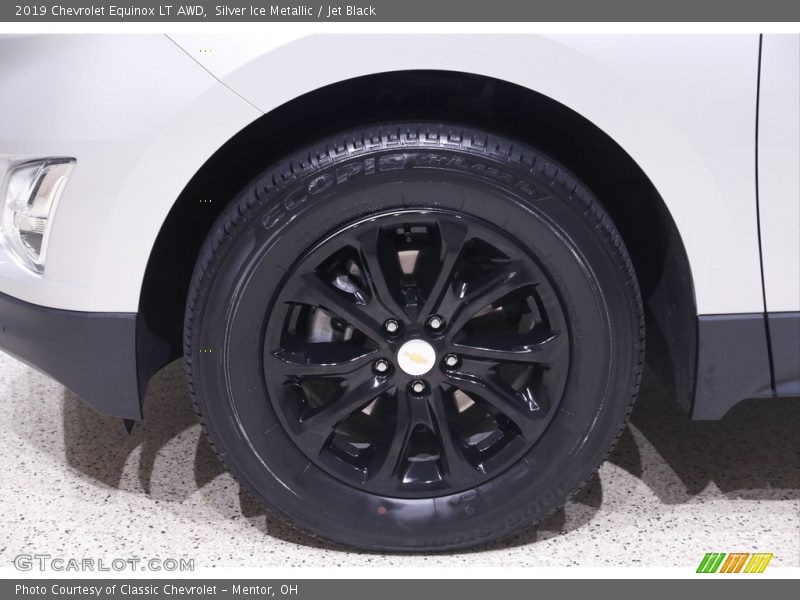 Silver Ice Metallic / Jet Black 2019 Chevrolet Equinox LT AWD