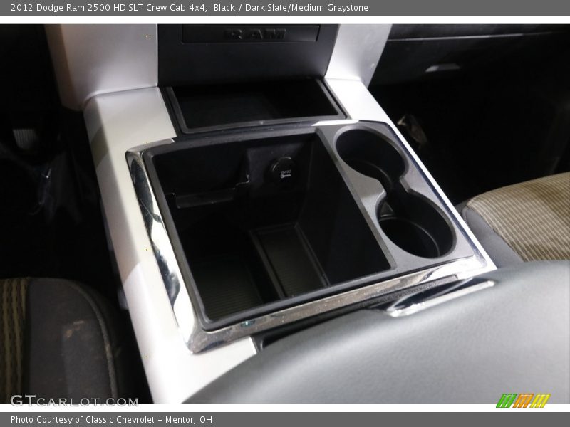 Black / Dark Slate/Medium Graystone 2012 Dodge Ram 2500 HD SLT Crew Cab 4x4