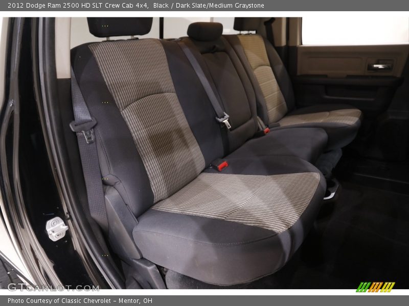 Black / Dark Slate/Medium Graystone 2012 Dodge Ram 2500 HD SLT Crew Cab 4x4