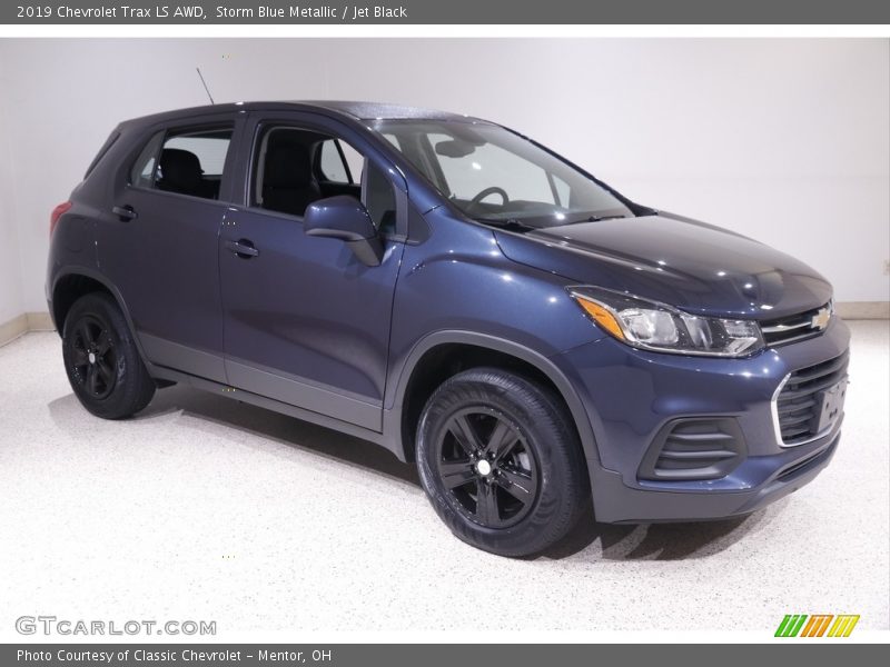 Storm Blue Metallic / Jet Black 2019 Chevrolet Trax LS AWD