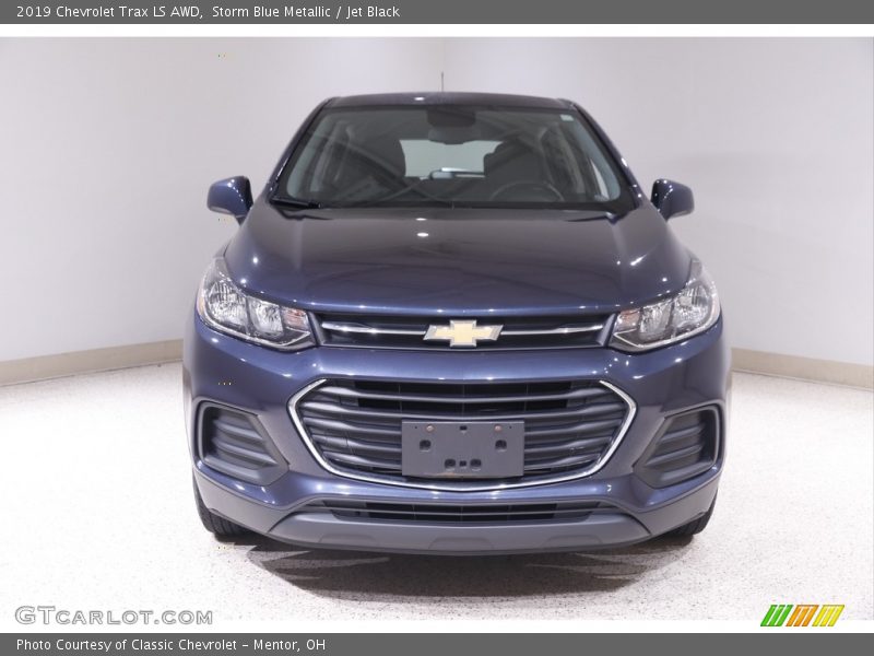Storm Blue Metallic / Jet Black 2019 Chevrolet Trax LS AWD