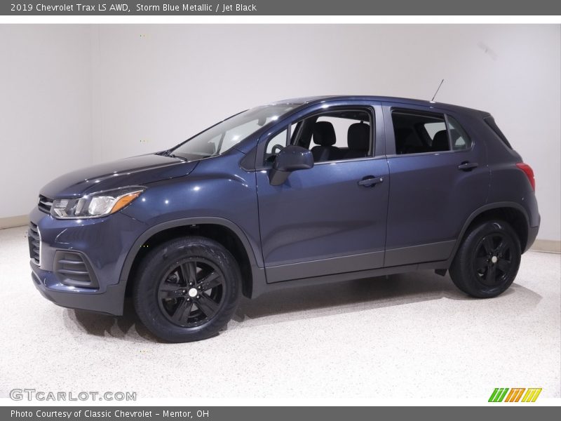 Storm Blue Metallic / Jet Black 2019 Chevrolet Trax LS AWD