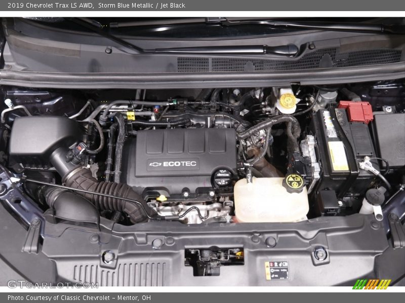 Storm Blue Metallic / Jet Black 2019 Chevrolet Trax LS AWD