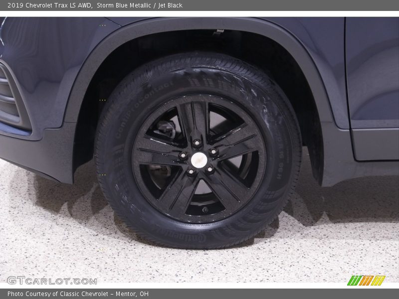 Storm Blue Metallic / Jet Black 2019 Chevrolet Trax LS AWD
