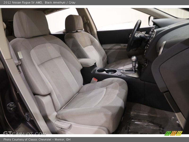 Black Amethyst / Gray 2012 Nissan Rogue SV AWD