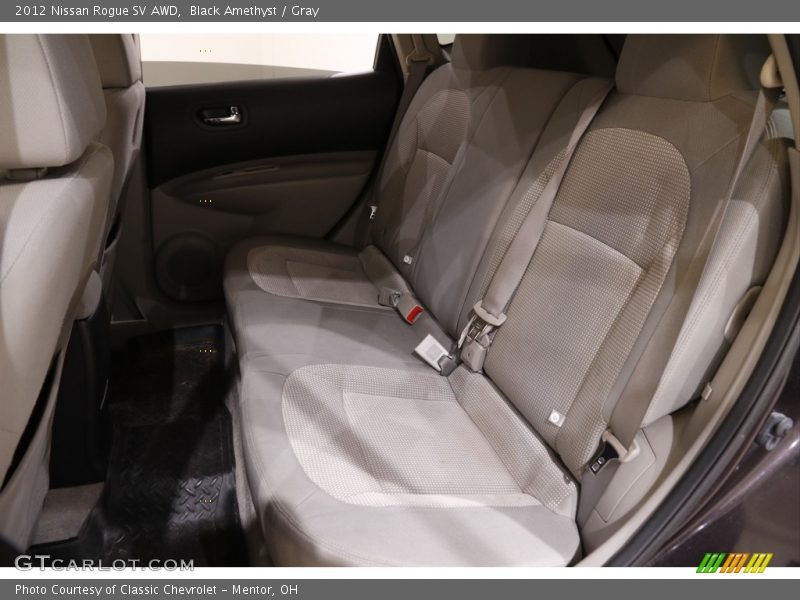 Black Amethyst / Gray 2012 Nissan Rogue SV AWD