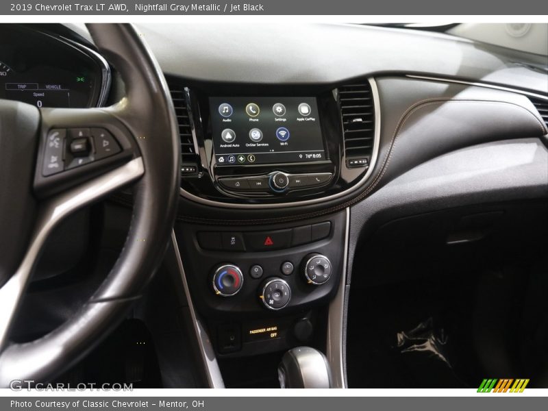 Nightfall Gray Metallic / Jet Black 2019 Chevrolet Trax LT AWD