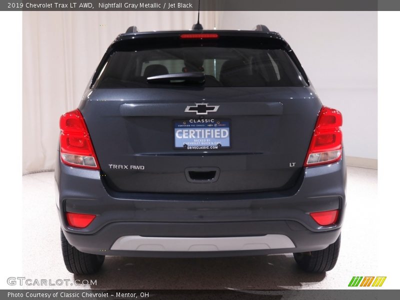 Nightfall Gray Metallic / Jet Black 2019 Chevrolet Trax LT AWD