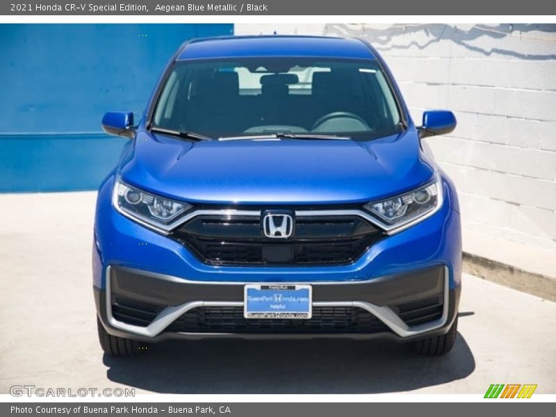 Aegean Blue Metallic / Black 2021 Honda CR-V Special Edition