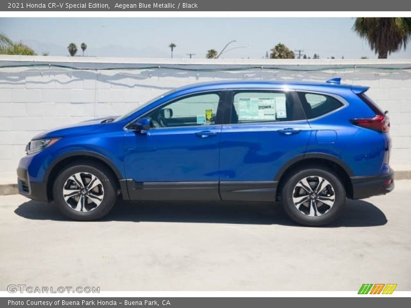 Aegean Blue Metallic / Black 2021 Honda CR-V Special Edition